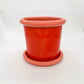 schaal plantenpot rood & koraal