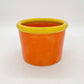 plantenpot oranje & geel (medium)